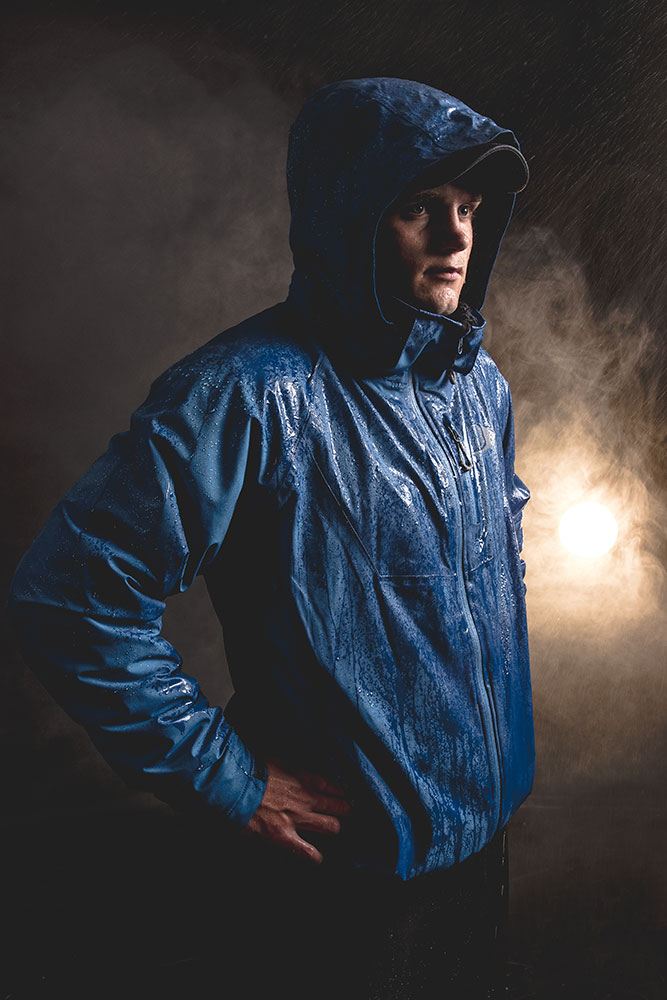 Rawfish Media, Baxter, MN, Minnesota marketing specialists, social media management services, photography, videography, brand development, storytelling, man in blue raincoat in headlights,